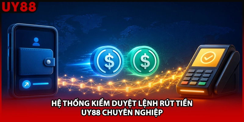 Hệ thống kiểm duyệt lệnh rút tiền UY88 chuyên nghiệp